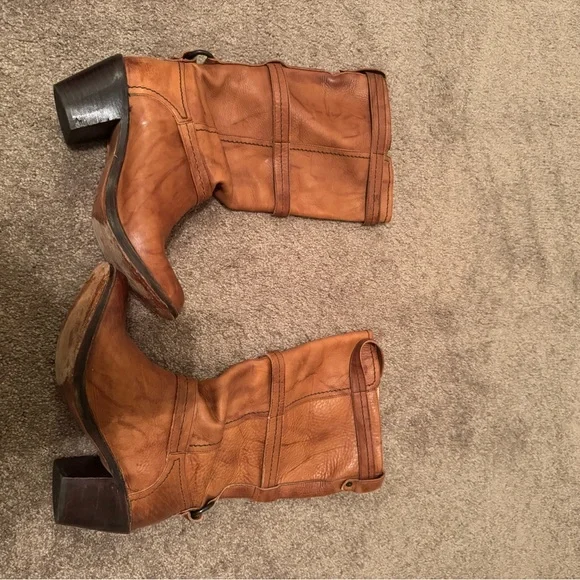 Frye midi brown boots, 38.5 (8.5), used - Picture 2 of 3